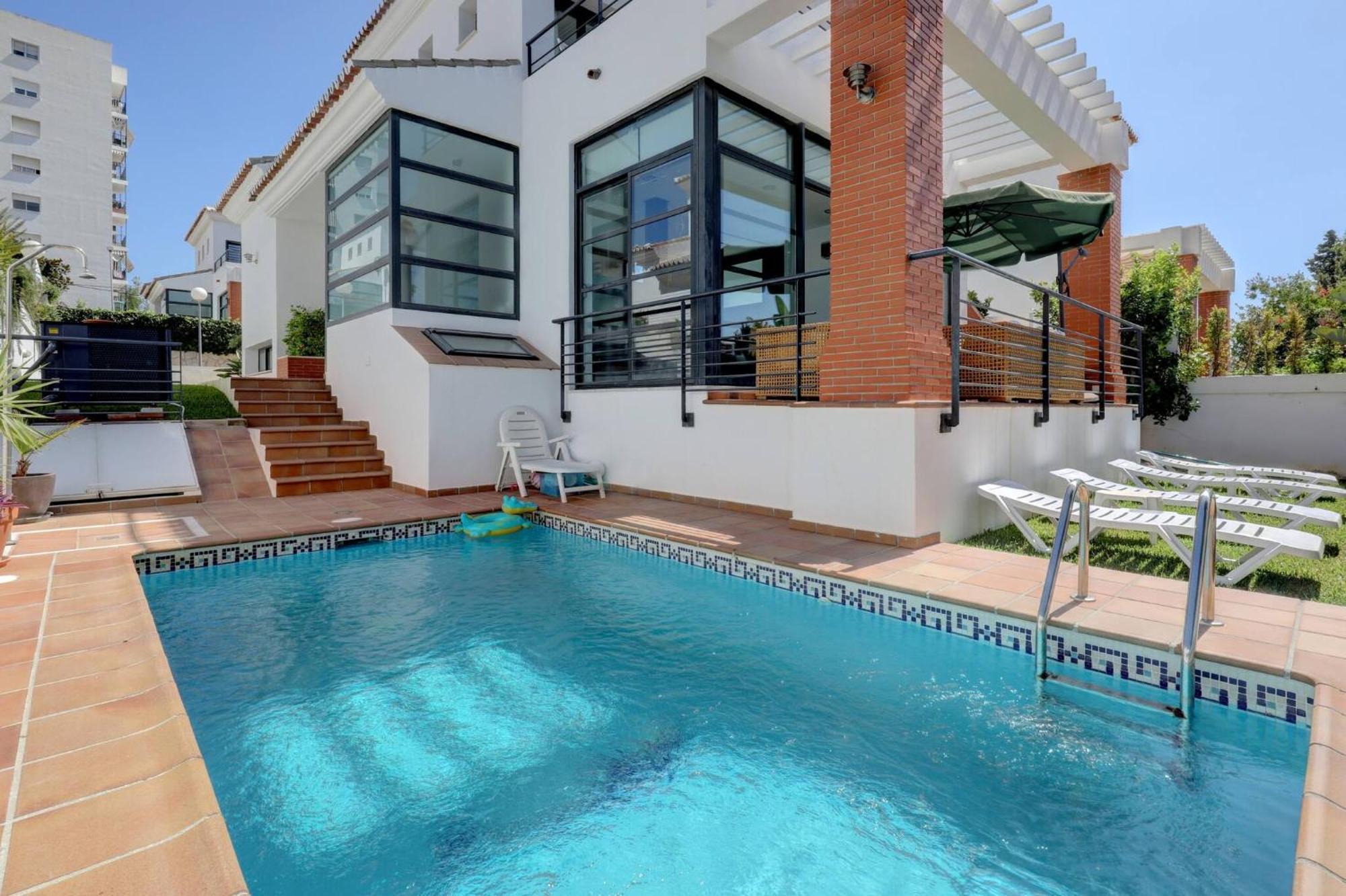 011 Bright And Spacious Villa With Private Pool Benalmádena Buitenkant foto